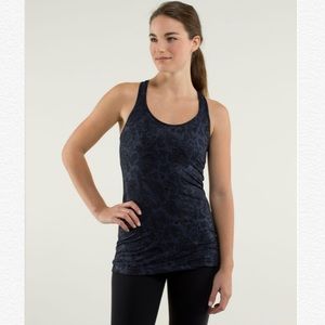 Lululemon Cool Racerback Paisley Inkwell, M